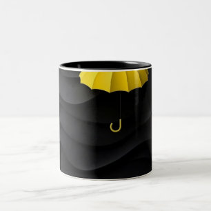 Süße gelbe Papagei-Kaffeetasse Liebe zu entzücke Zweifarbige Tasse