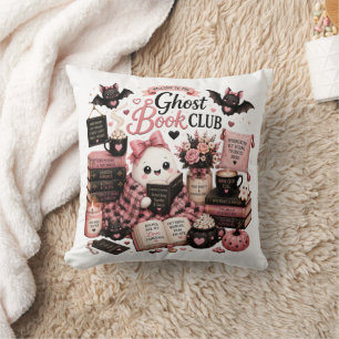 Süße gemütliche Geist Buchclub Halloween Wurf Kiss Kissen