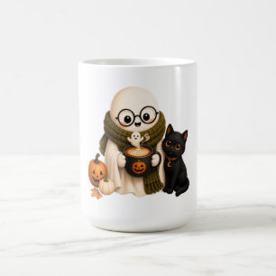 Süße gemütliche Halloween-Geist-Kaffeetasse Kaffeetasse