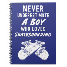 Süße Geschenke in Navyblau zum Skateboardfahren fü