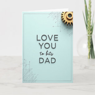 Süße Geschenke zum Vatertag Art Karte