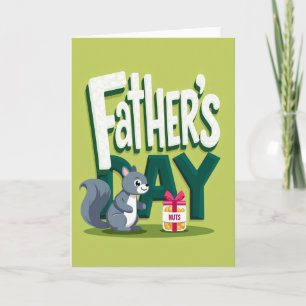 Süße Geschenkkarte zum Vatertag Karte