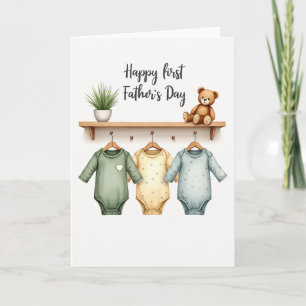Süße Geschenkkarte zum Vatertag Karte