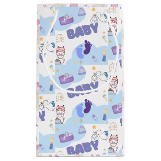 Süße Geschenktasche für Baby Shower Kleine Geschenktüte