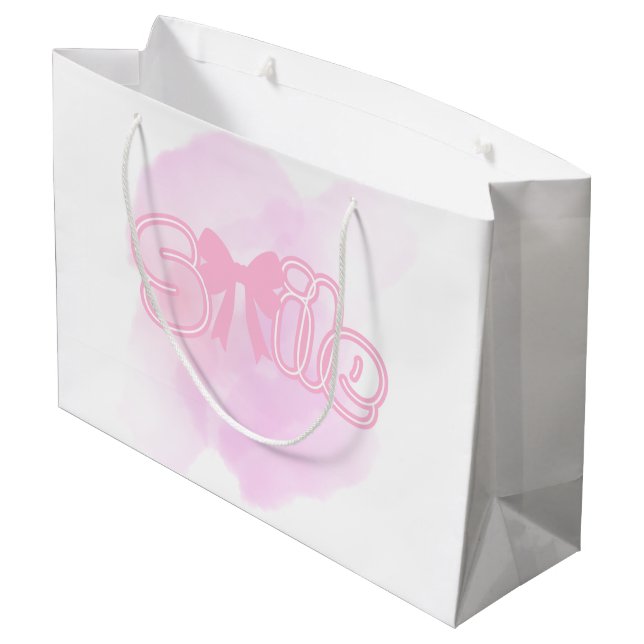 Süße Geschentüte Große Geschenktüte (Rückseite Schrägansicht)