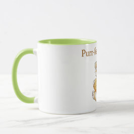 Süße Ginger-Tabby-Katze Taiyaki-Kaffeetasse Tasse