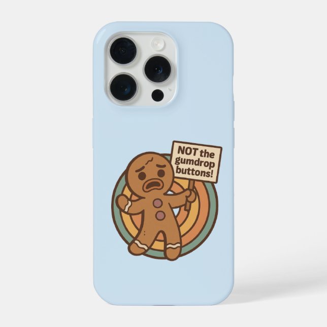 Süße Gingy-Lebkuchen-Handyhülle Weihnachtsgeschenk iPhone 15 Pro Hülle (Rückseite)