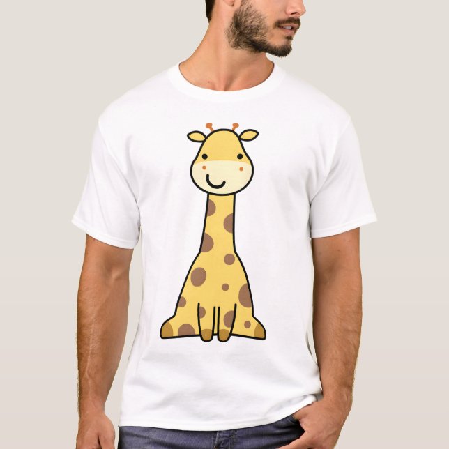 Süße Giraffe T-Shirt (Vorderseite)