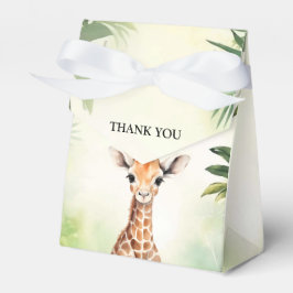 Süße Giraffen-Dschungel-Baby-Shower-Party Schön Geschenkschachtel