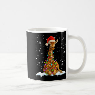 Süße Giraffen-Weihnachtslicht Lustiger Giraffenlie Kaffeetasse