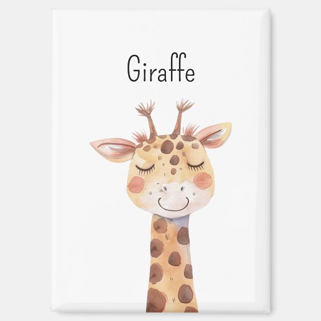 Süße Giraffentiere Magnet (Vorderseite)