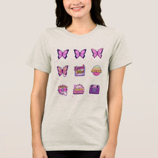 Süße, girly Designs T-Shirt Tri-Blend Shirt