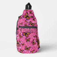 Süße, girly Schmetterlinge rosa Glitter funkelnd