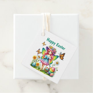 Süße glückliche Ostergestalt anpassbar Geschenkanhänger
