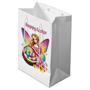 Süße glückliche Ostervila Mittlere Geschenktüte