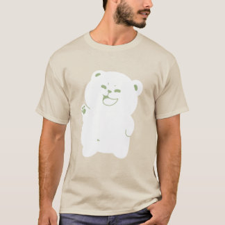Süße glückliche winkende Bär-Digitalillustration T-Shirt