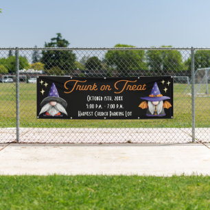 Süße Gnome Kofferraum oder Behandle Banner