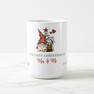 Süße Gnome Tannenbaum Unser erstes Weihnachten Kaffeetasse