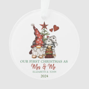 Süße Gnome Tannenbaum Unser erstes Weihnachten Ornament