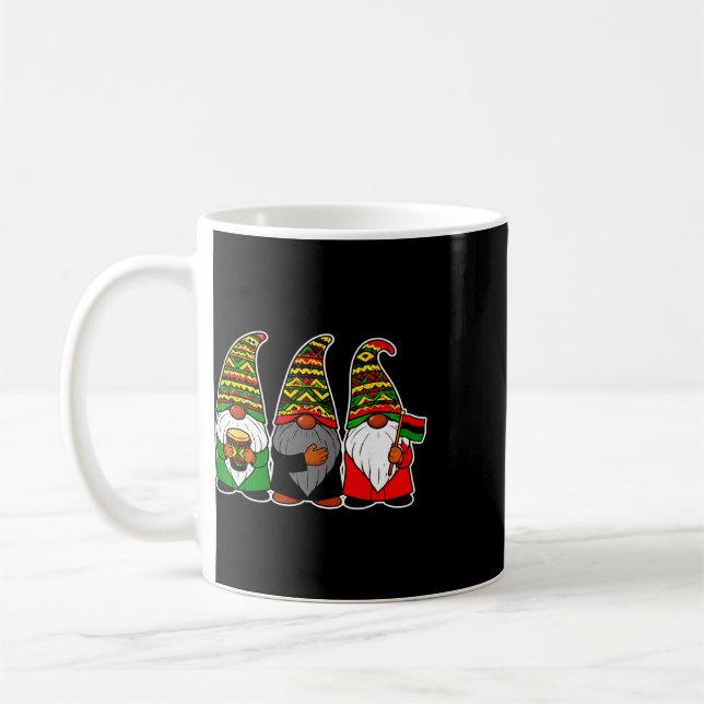 Süße Gnome zum Schwarzen Geschichtsmonat Afroameri Kaffeetasse (Links)