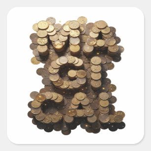 Süße Gold MAGISCHE Craft Aufkleber