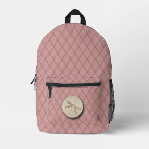 Süße Goldene Libelle Bedruckter Rucksack