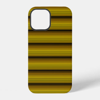 Süße goldene schwarze Streifen iPhone 12 Hülle