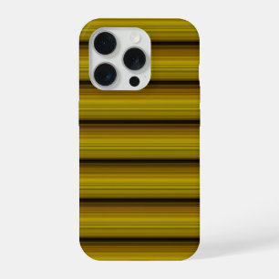 Süße goldene schwarze Streifen iPhone 15 Pro Hülle
