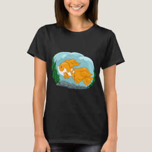 Süße goldene und weiße Fische T-Shirt