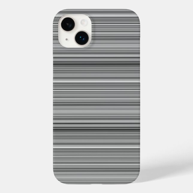 Süße graue Streifen Case-Mate iPhone 14 Plus Hülle (Rückseite)