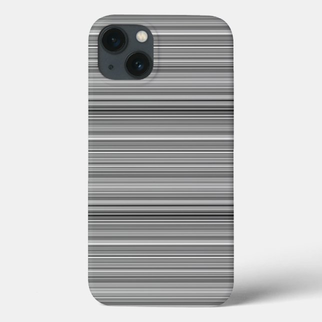 Süße graue Streifen Case-Mate iPhone Hülle (Rückseite)
