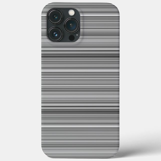 Süße graue Streifen Case-Mate iPhone Hülle (Rückseite)