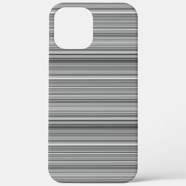 Süße graue Streifen Case-Mate iPhone Hülle (Rückseite)