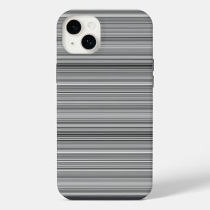 Süße graue Streifen iPhone 14 Plus Hülle