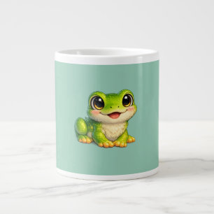 Süße großäugige Frosch Kawaii Tier Design Jumbo-Tasse