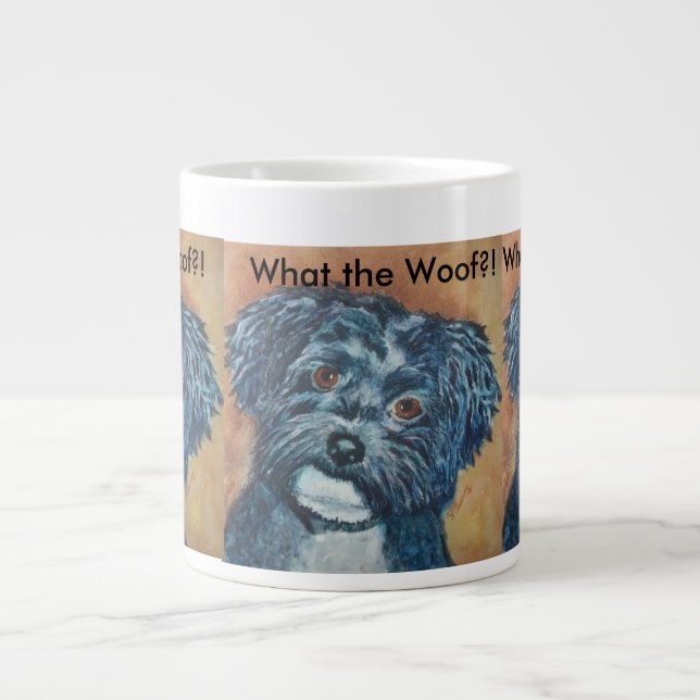 SÜSSE GROSSE EXTRATASSE DES SCHWARZ-HAVANESE Jumbo-Tasse (Vorderseite)