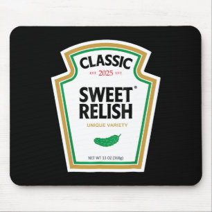 Süße grüne eingelegte Gurken-Relish Lustige DIY-Ha Mousepad