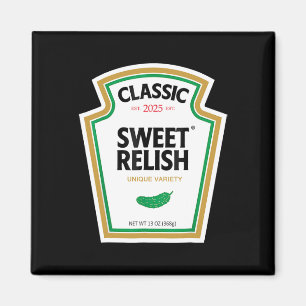 Süße grüne Gurken-Relish Lustige DIY-Halloween-Kos Magnet