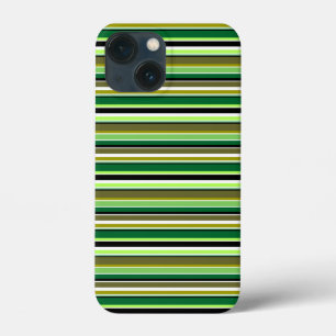 Süße grüne weiße Streifen Case-Mate iPhone Hülle
