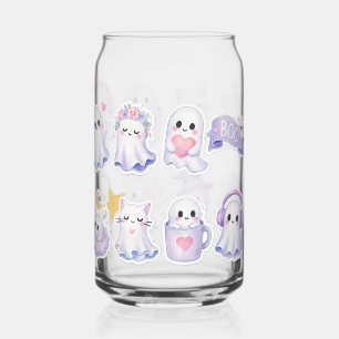 Süße gruselige Halloween-Elemente Glasdose Dosenglas