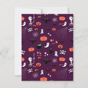 Süße Gruselige Halloween-Kunst Ankündigung