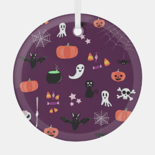 Süße Gruselige Halloween-Kunst Ornament Aus Glas