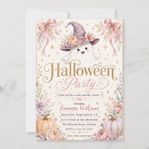 Süße gruselige Halloween-Party Einladung