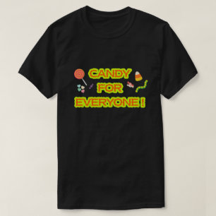 Süße gruselige Neon-Süßigkeiten für jeden T-Shirt
