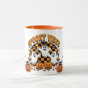Süße gruselige orange Halloween-Kaffeetasse Tasse