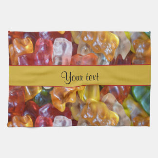 Süße Gummi Bären Geschirrtuch
