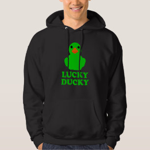 Süße Gummiente Lucky Ducky Quack Cooles Tier Gra Hoodie