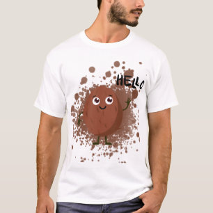 Süße Hallo Nuss Cartoonfigur T-Shirt