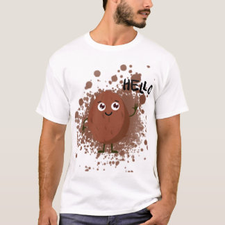 Süße Hallo Nuss Cartoonfigur T-Shirt
