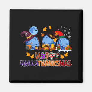 Süße Hallothanksmas Bowling Halloween Thanksgiving Magnet